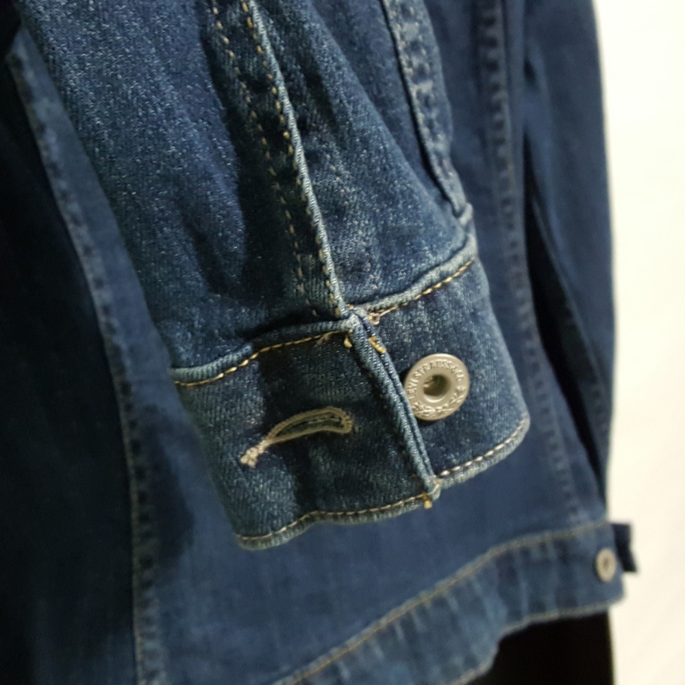 Levi's Original Trucker Jacket XL Blue Denim 40117 - Picture 6 of 7